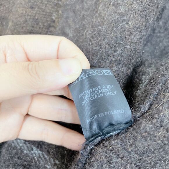 ISABEL MARANT Idoa wool mohair blend blank Kaftan Vest - Picture 7 of 12